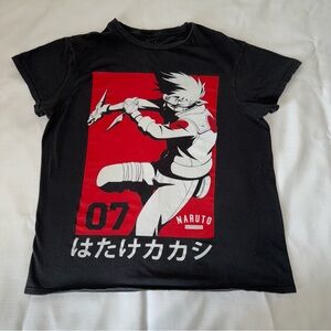 Naruto Shippuden Collection Men’s Anime Black Medium T-shirt Black